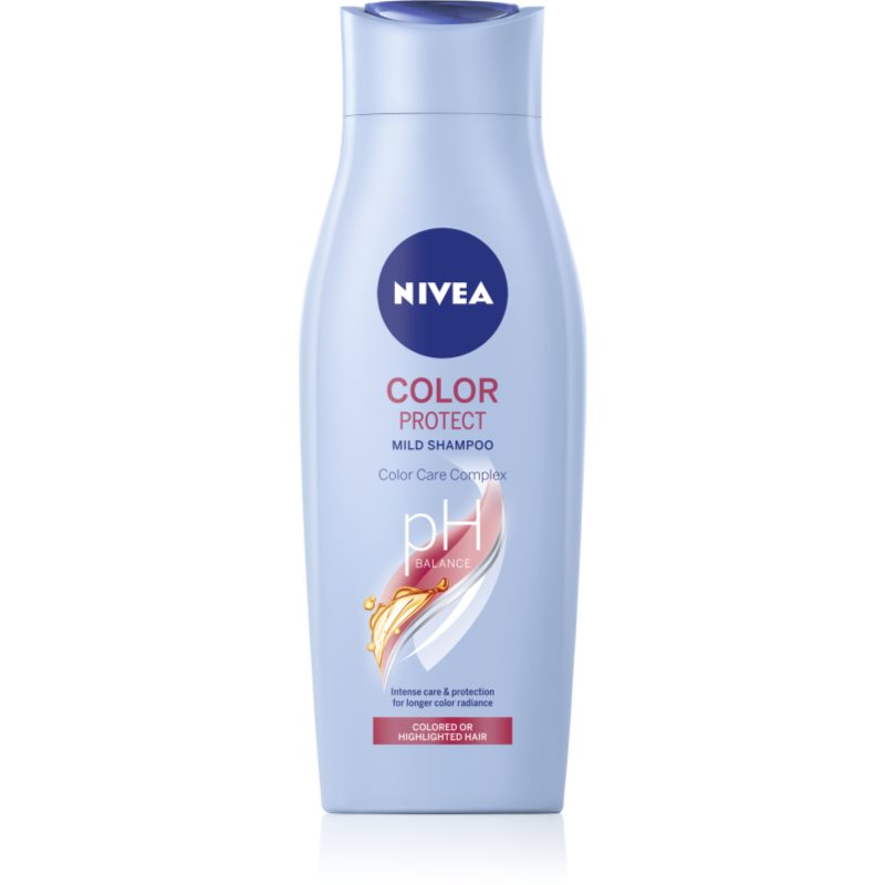 Nivea Color Care & Protect шампоан  за сияещ цвят с олио от макадамия 400 мл.