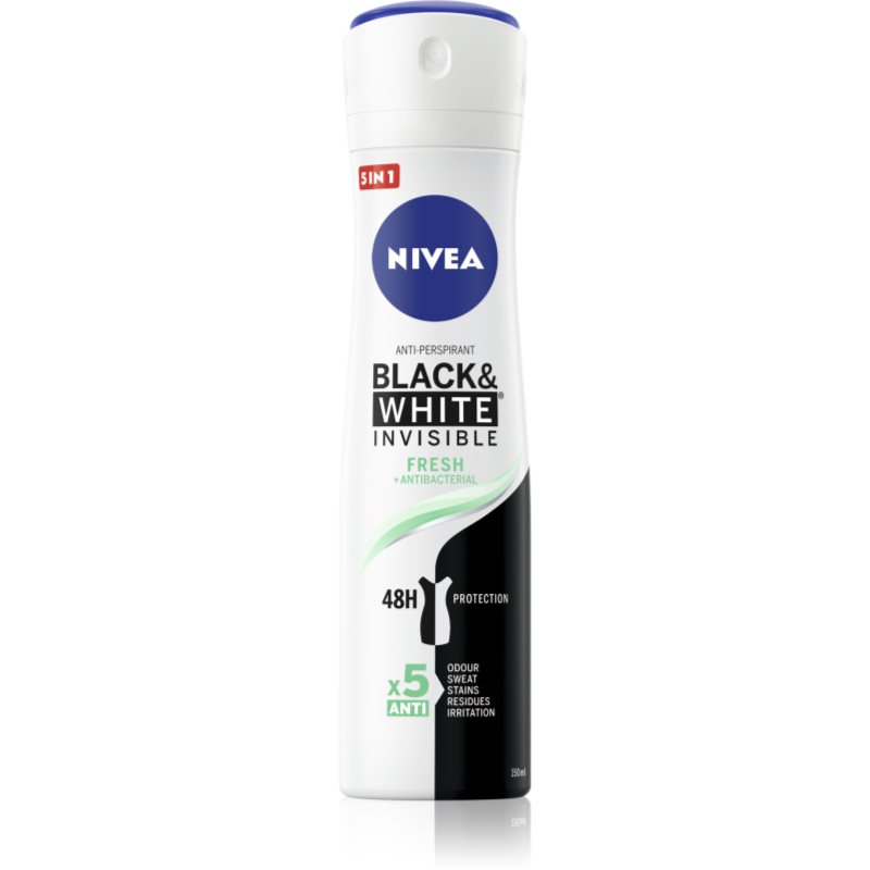 Nivea Invisible Black & White Fresh антиперспирант срещу бели и жълти петна 150 мл.