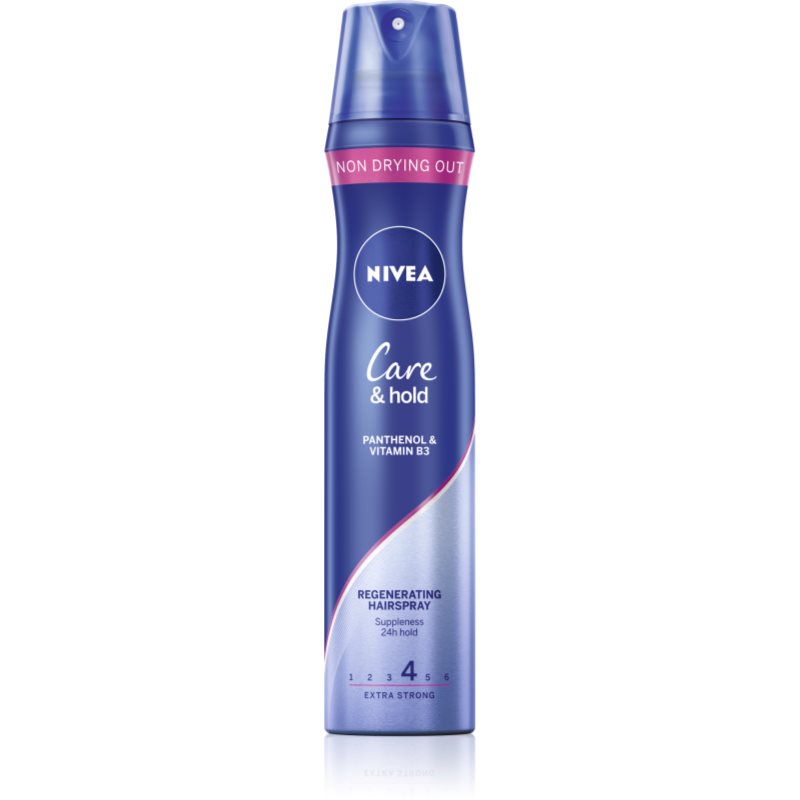 Nivea Care & Hold регенериращ лак за коса за екстра силна 250 мл.