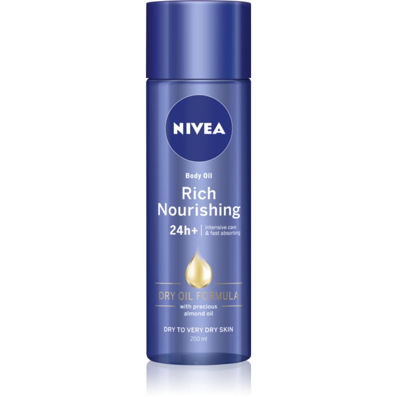 Nivea Rich Nourishing подхранващо масло за тяло 200 мл.