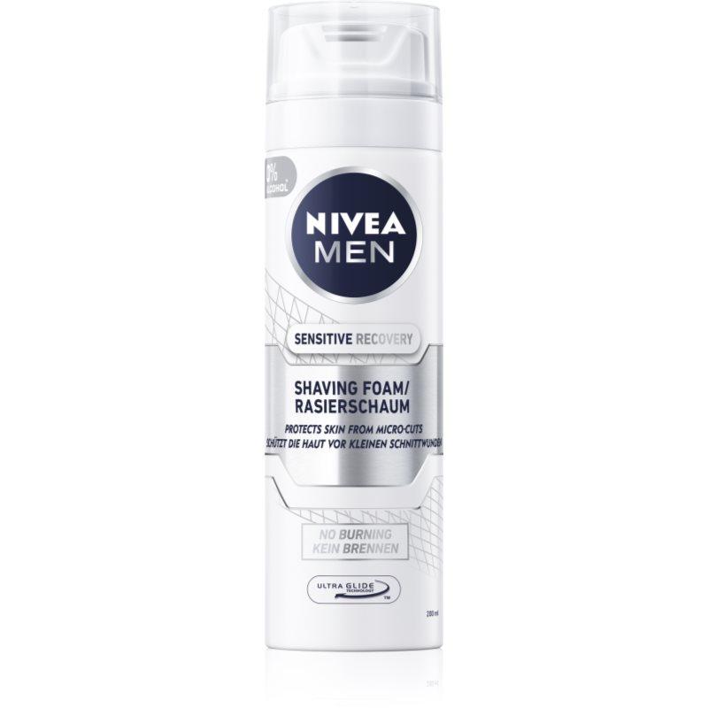 Nivea Men Sensitive пяна за бръснене  за чувствителна кожа на лицето 200 мл.