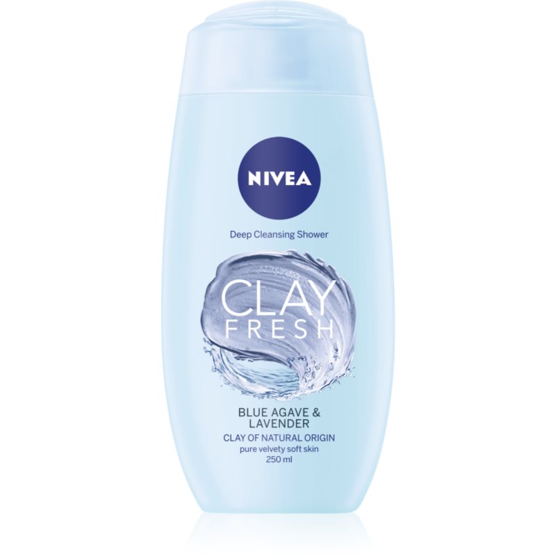 Nivea Clay Fresh Blue Agave & Lavender душ гел  с глина 250 мл.