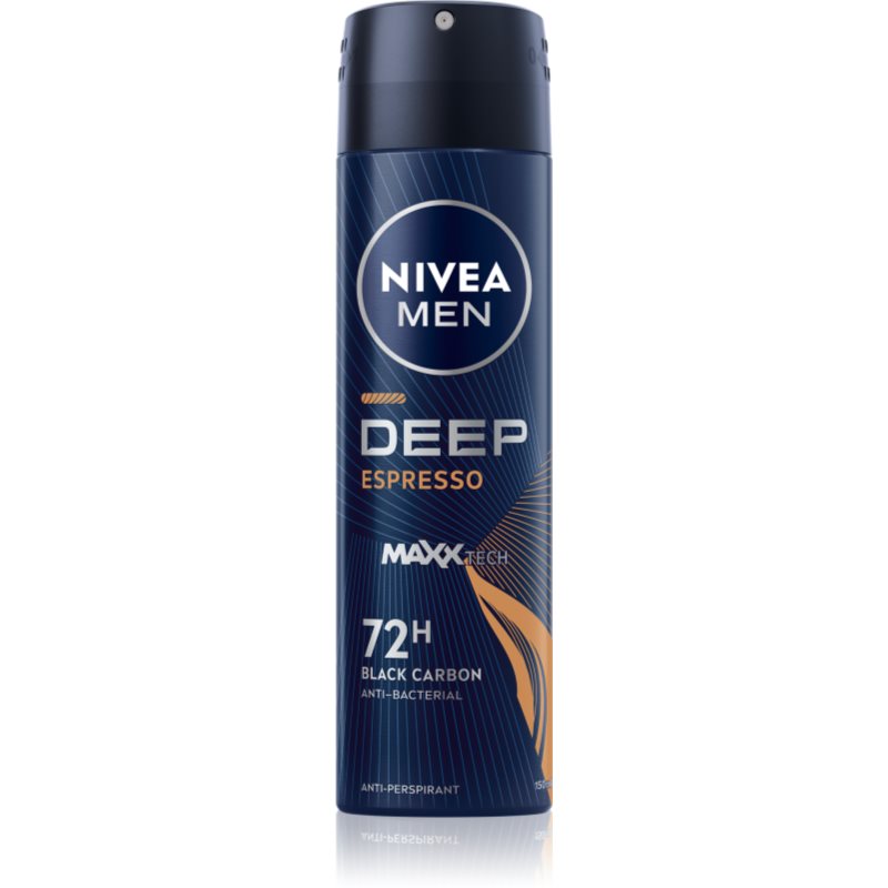 Nivea Men Deep антиперспирант-спрей за мъже Black Carbon Espresso 150 мл.