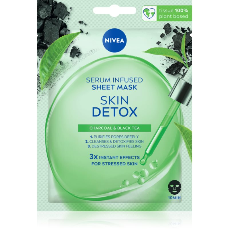 Nivea Urban Skin Detox почистваща и детоксикираща маска с активен въглен