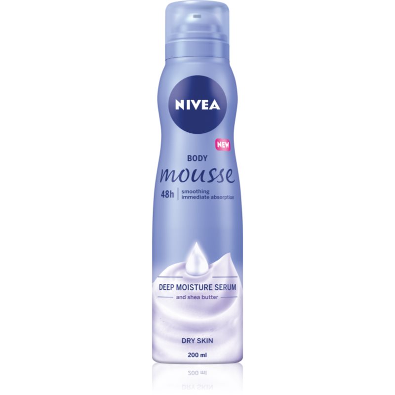 Nivea Deep Moisture пяна за тяло за суха кожа 200 мл.