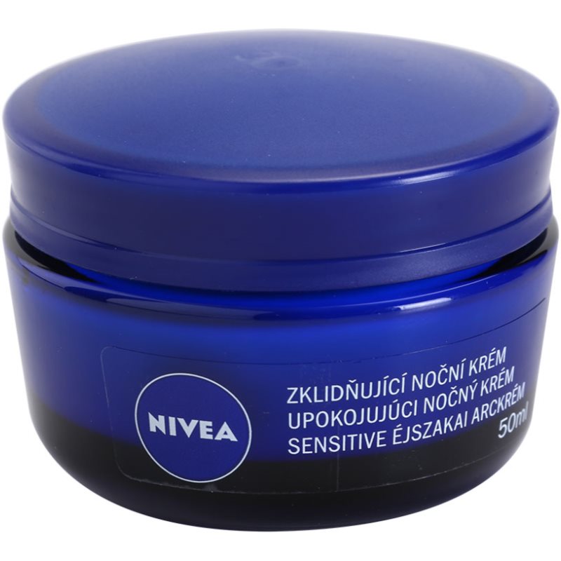 Nivea Face успокояващ нощен крем  за чувствителна кожа на лицето 50 мл.