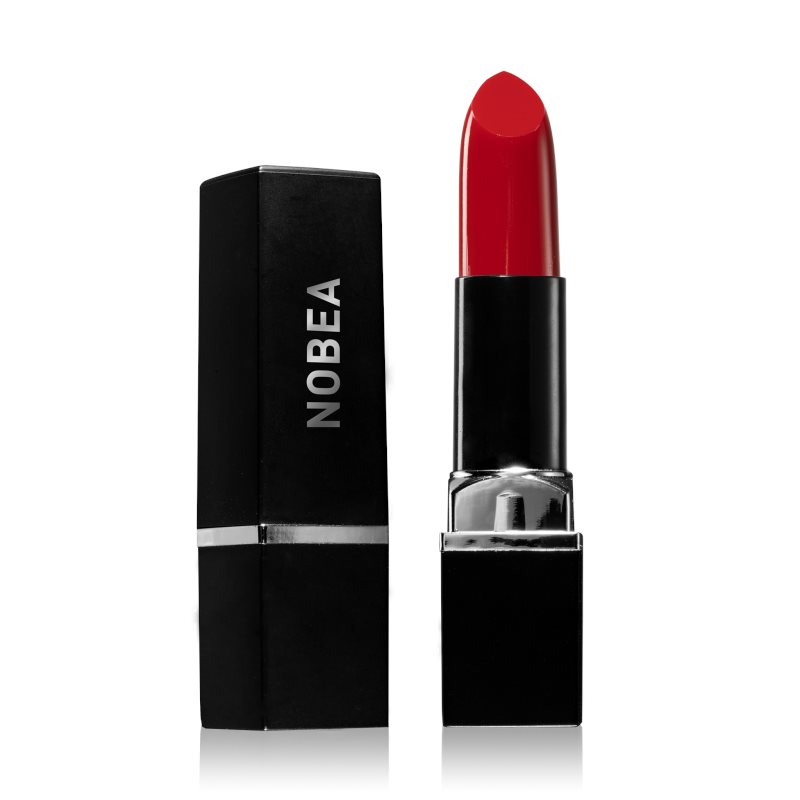 NOBEA Festive кремообразно хидратиращо червило цвят Festive Red 4,5 гр.