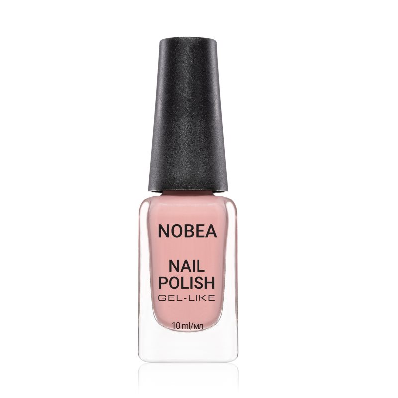 NOBEA Festive lac de unghii cu efect de gel culoare Pure Nude 10 ml