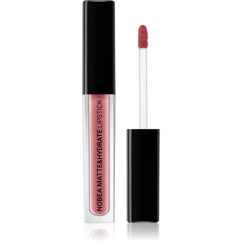 NOBEA Festive ruj de buze lichid, mat și hidratant culoare Nude Mauve 4 ml