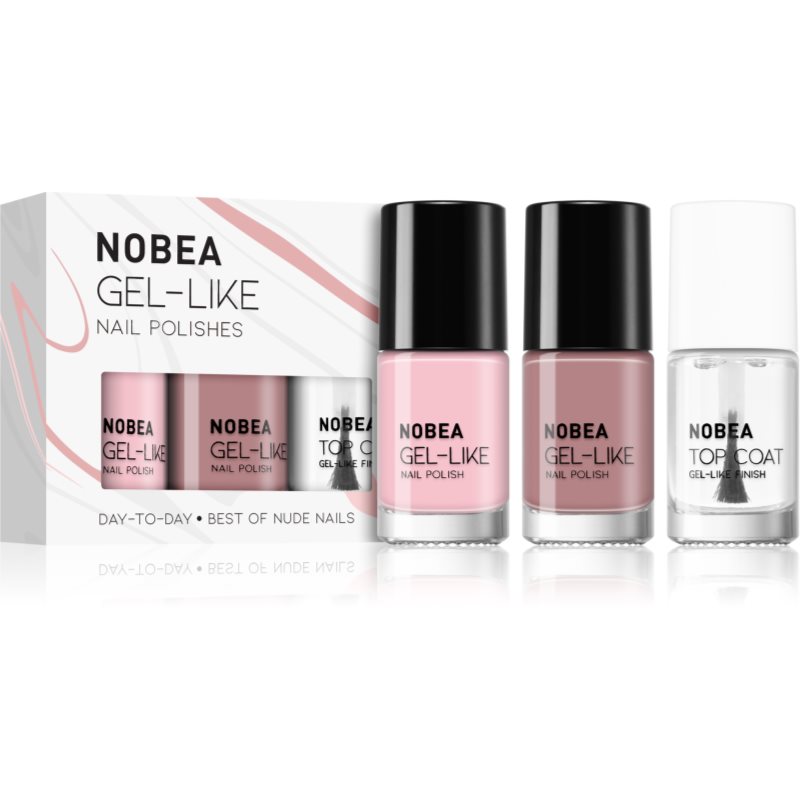 NOBEA Day-to-Day комплект лак за нокти Best of Nude Nails