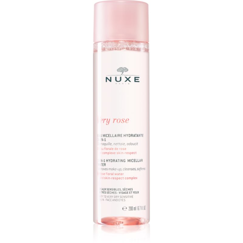 Nuxe Very Rose hydratační micelární voda pro velmi suchou a citlivou pleť 200 ml