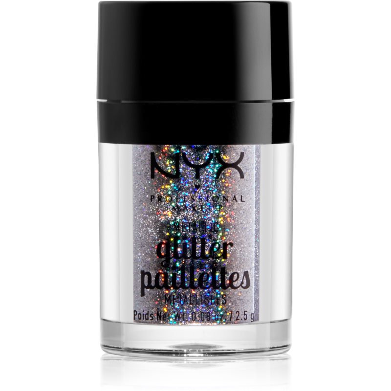 NYX Professional Makeup Glitter Goals metalické třpytky na obličej a tělo odstín 06 Style Star 2,5 g