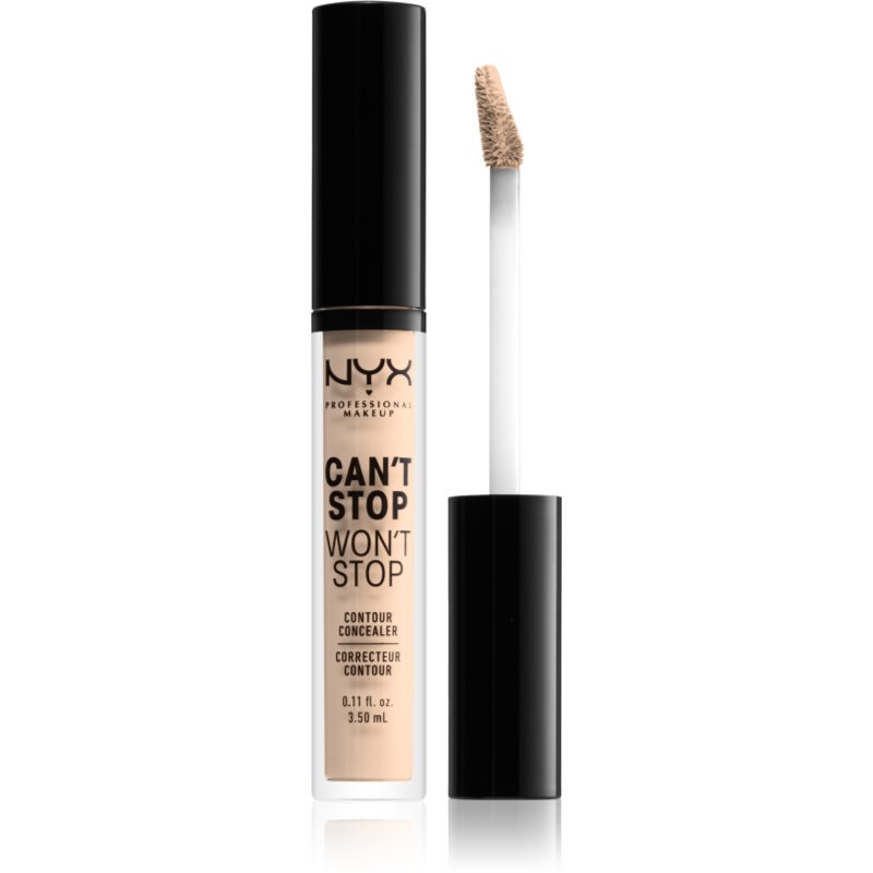 NYX Professional Makeup Can't Stop Won't Stop течен коректор цвят 04 Light Ivory 3,5 мл.