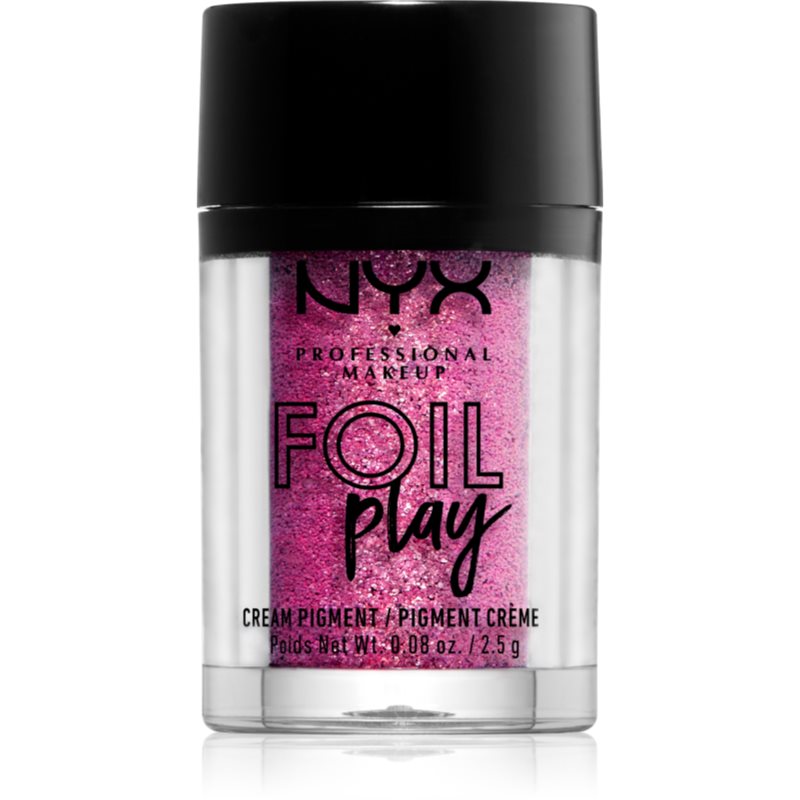 NYX Professional Makeup Foil Play бляскав пигмент цвят 02 Booming 2,5 гр.