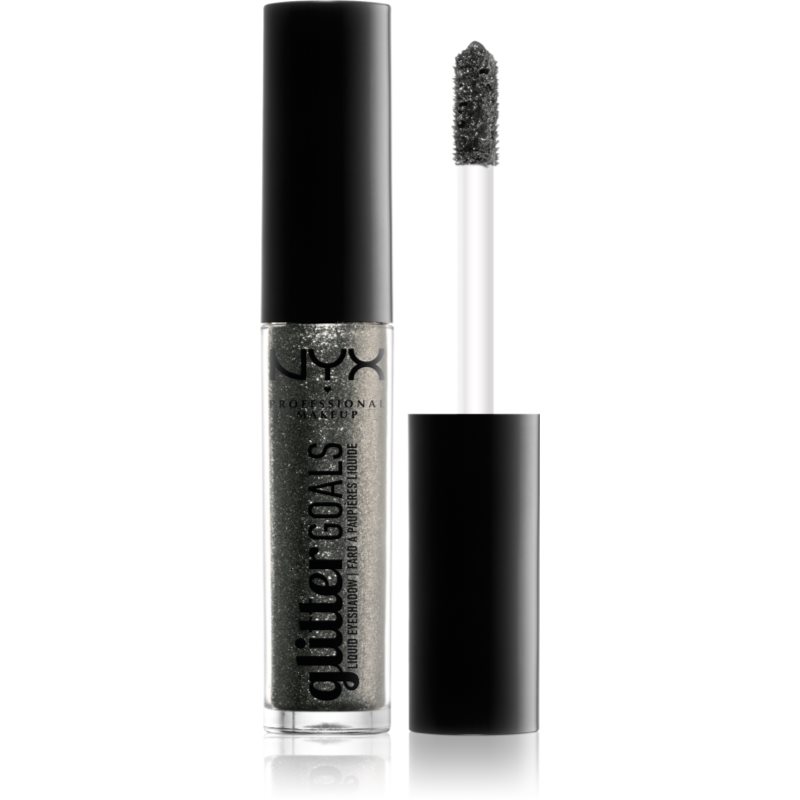 NYX Professional Makeup Glitter Goals течни очни сенки с брокат цвят 08 Imaginarium 3,4 гр.