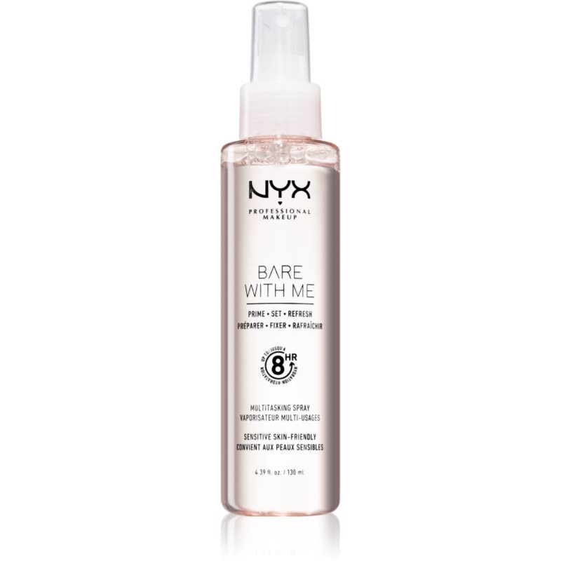 NYX Professional Makeup Bare With Me Prime-Set-Refresh Multitasking Spray лек мултифункционален спрей 130 мл.