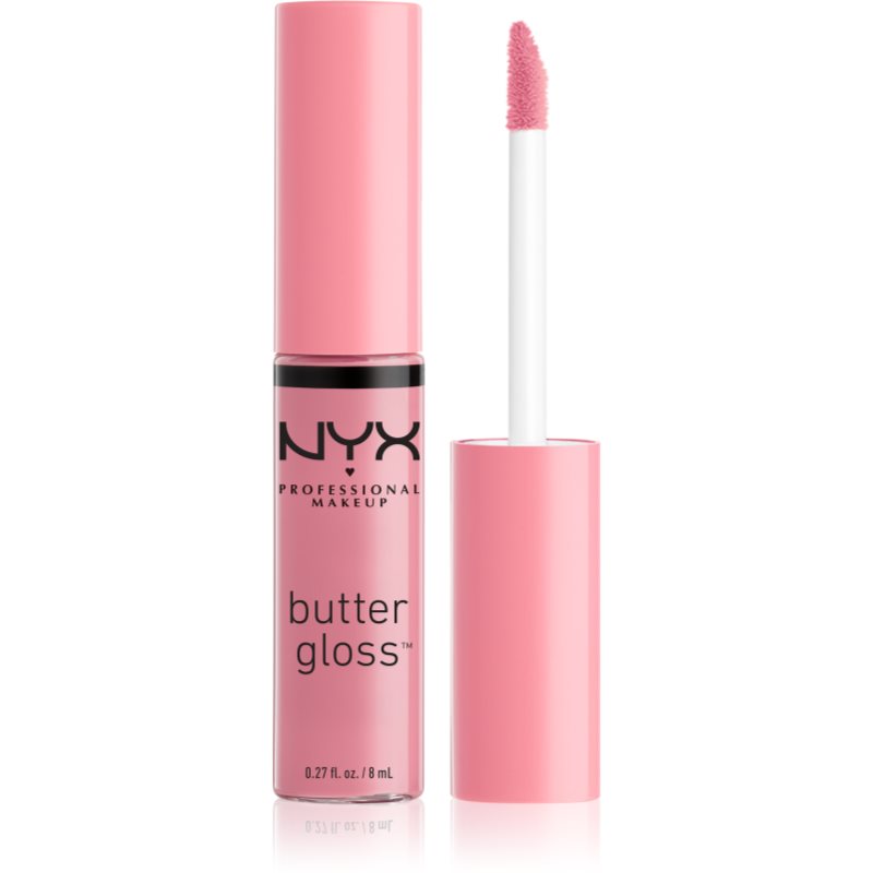 NYX Professional Makeup Butter Gloss блясък за устни цвят 02 Éclair 8 мл.