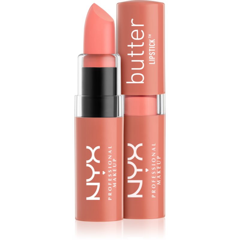 NYX Professional Makeup Butter Lipstick krémová rtěnka odstín 09 West Coast 4,5 g