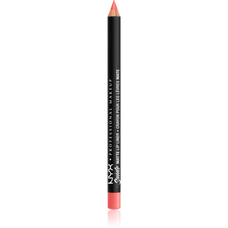 NYX Professional Makeup Suede Matte  Lip Liner матиран молив за устни цвят 02 Life's a Beach 1 гр.