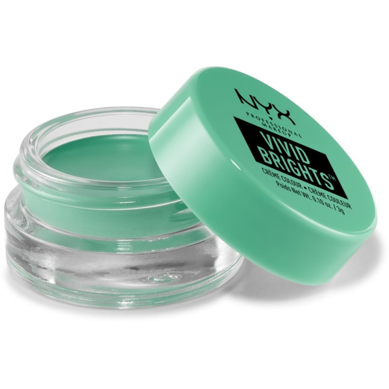 

NYX Professional Makeup Vivid Brights кремові тіні та підводка для очей відтінок 02 Aqua Sapphire