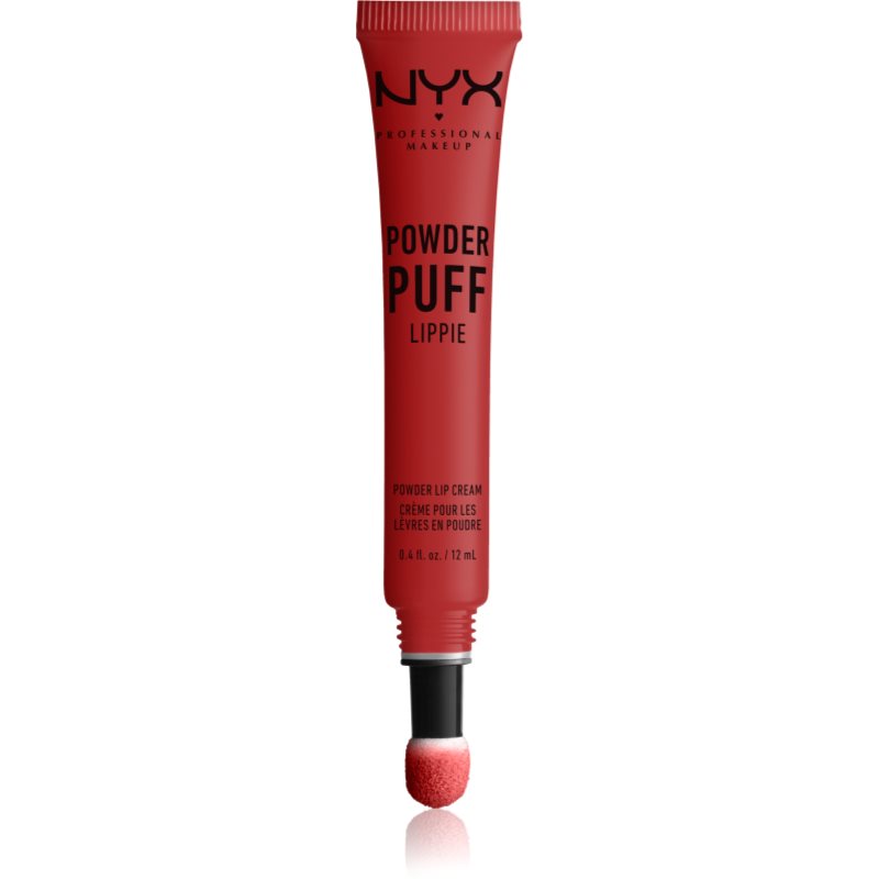 NYX Professional Makeup Powder Puff Lippie червило с апликатор гъбичка цвят 02 Puppy Love 12 мл.