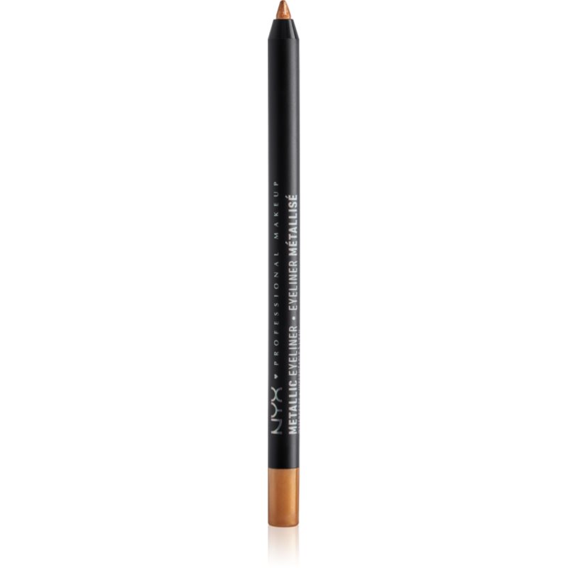 NYX Professional Makeup Metallic Eyeliner metalická tužka na oči odstín 04 Gold 1,3 g