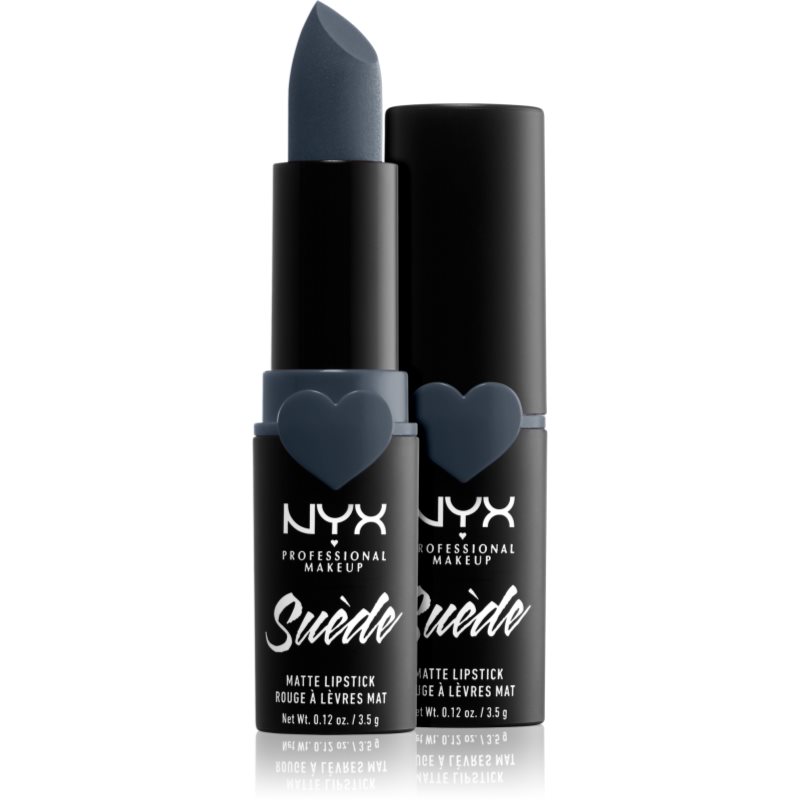 NYX Professional Makeup Suede Matte  Lipstick матиращо червило цвят 21 Smudge me 3,5 гр.