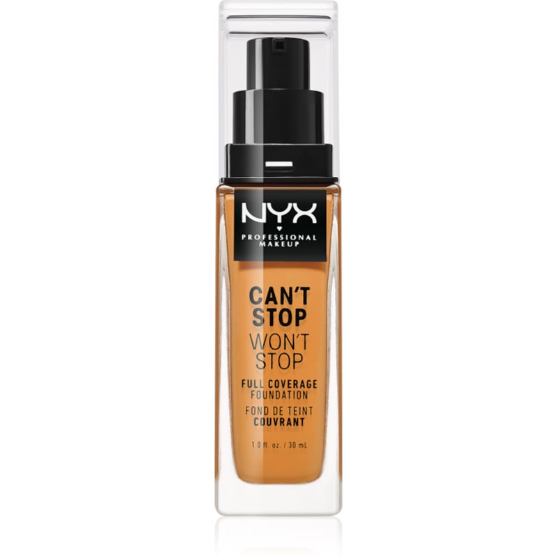 NYX Professional Makeup Can't Stop Won't Stop високо покривен фон дьо тен цвят 15.3 Almond 30 мл.