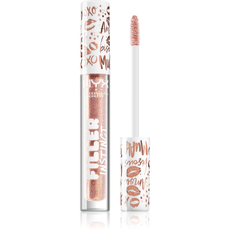 NYX Professional Makeup Filler Instinct Plumping Lip Polish блясък за устни цвят 02 - Brunch Drunk 2,5 мл.