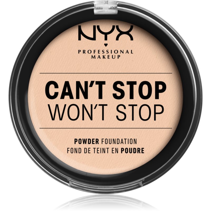 NYX Professional Makeup Can't Stop Won't Stop pudrový make-up odstín 4 - Light Ivory 10,7 g
