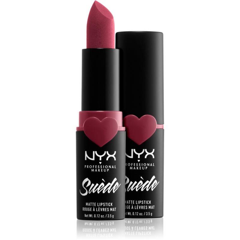 NYX Professional Makeup Suede Matte  Lipstick матиращо червило цвят 34 Vintage 3,5 гр.