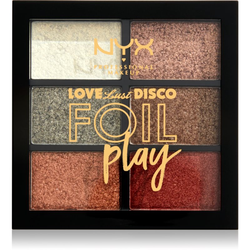 

NYX Professional Makeup Love Lust Disco Foil Play палетка тіней для очей відтінок 01 Get Down