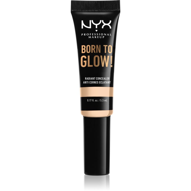 NYX Professional Makeup Born To Glow озаряващ коректор цвят Pale 5,3 мл.