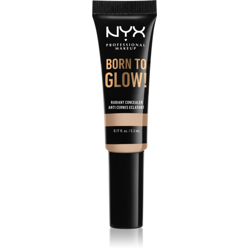 NYX Professional Makeup Born To Glow озаряващ коректор цвят Alabaster 5,3 мл.