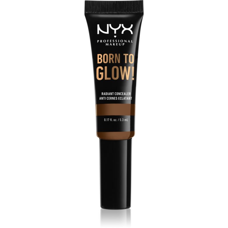 NYX Professional Makeup Born To Glow озаряващ коректор цвят Mocha 5,3 мл.