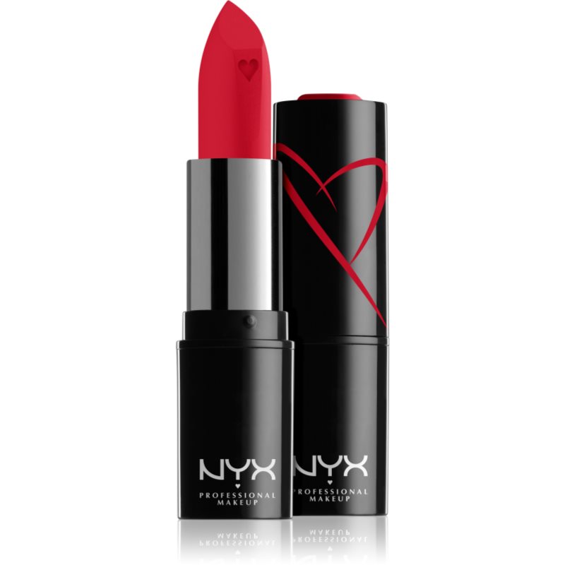 NYX Professional Makeup Shout Loud кремообразно хидратиращо червило цвят 11 - Red Haute 3,5 гр.