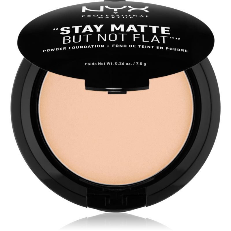 

NYX Professional Makeup Stay Matte But Not Flat компактна тональна крем-пудра з матуючим ефектом