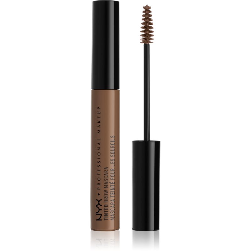 NYX Professional Makeup Tinted Brow Mascara řasenka na obočí odstín 02 Chocolate 6,5 ml