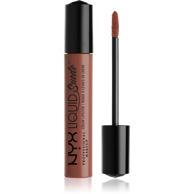 NYX Professional Makeup Liquid Suede™ Cream tekutá voděodolná rtěnka s matným finišem odstín 07 Sandstorm 4 ml