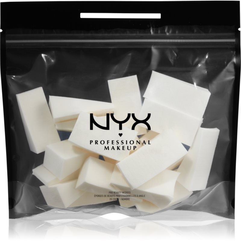 NYX Professional Makeup Pro Beauty Wedges триъгълна гъба за грим 20 бр.