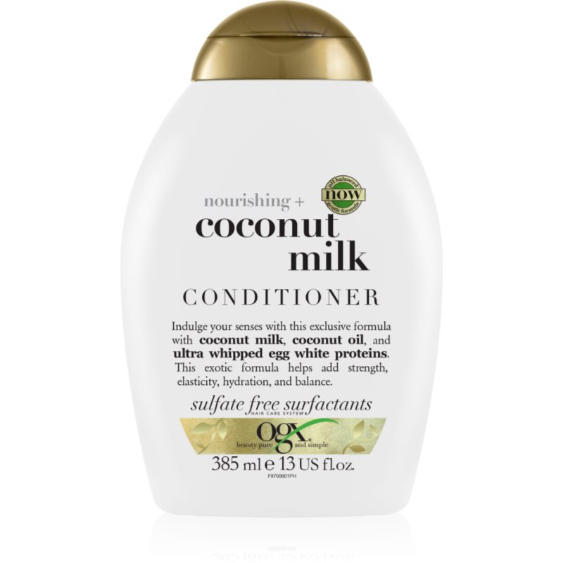 OGX Coconut Milk хидратиращ балсам с кокосово масло 385 мл.