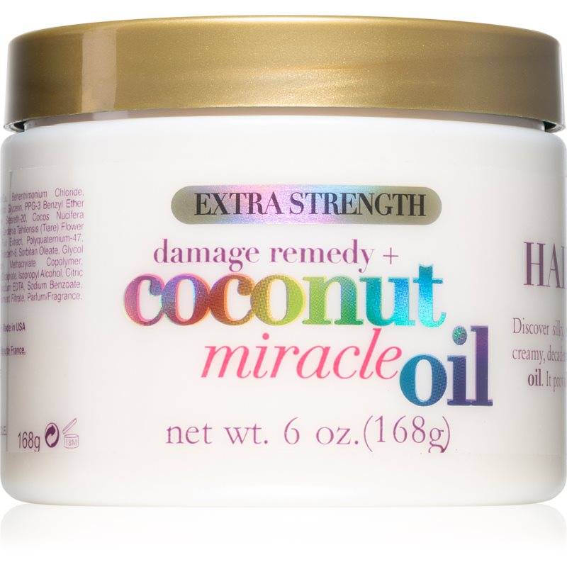 OGX Coconut Miracle Oil дълбоко подсилваща маска за коса с кокосово масло 168 гр.