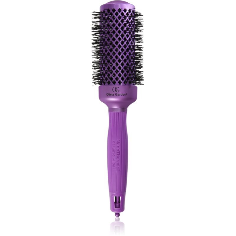 Olivia Garden Nano Thermal Violet Edition kulatý kartáč na vlasy 44 mm