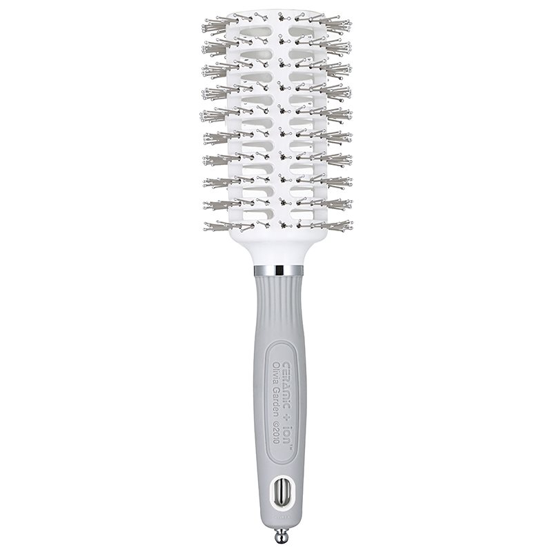 Olivia Garden Ceramic + Ion Turbo Vent Pro kulatý kartáč na vlasy průměr 45 mm
