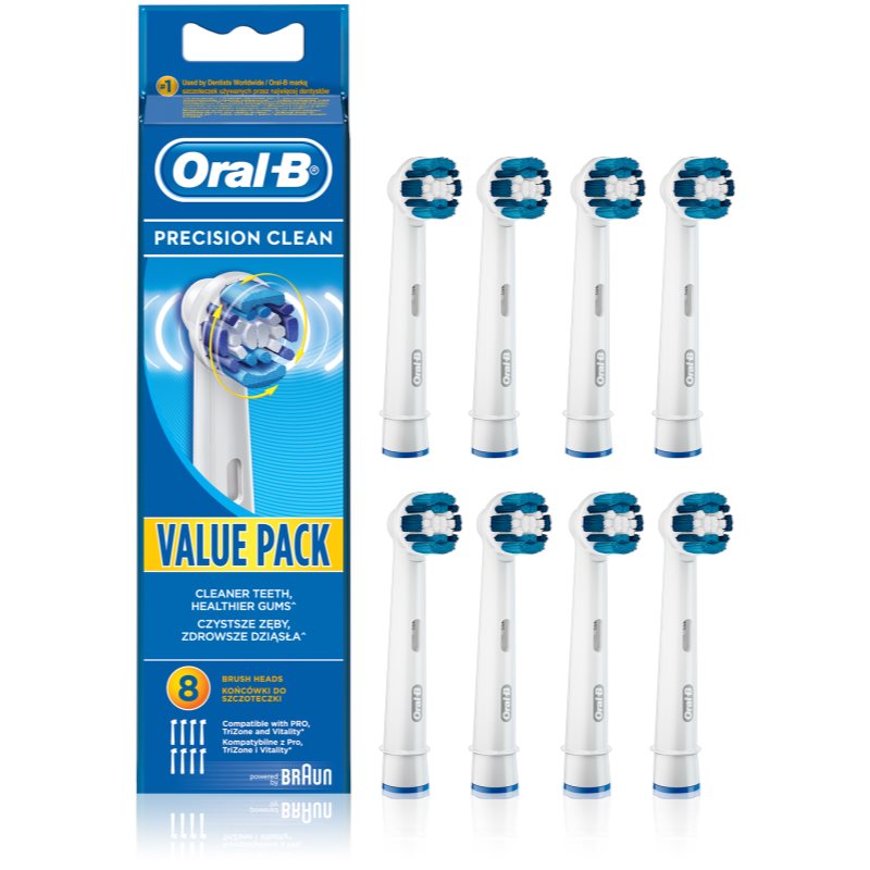 Oral B Precision Clean EB 20 náhradní hlavice pro zubní kartáček 8 ks