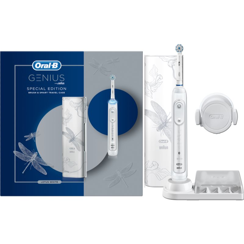 Oral B Genius 10000N Special Edition Lotus White електрическа четка за зъби D701.515.6XC Lotus White