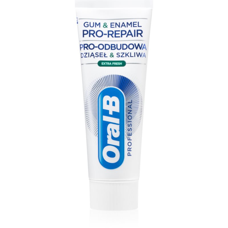 Oral B Professional Gum & Enamel Pro-Repair Extra Fresh освежаваща паста за зъби за здрави зъби и венци 75 мл.