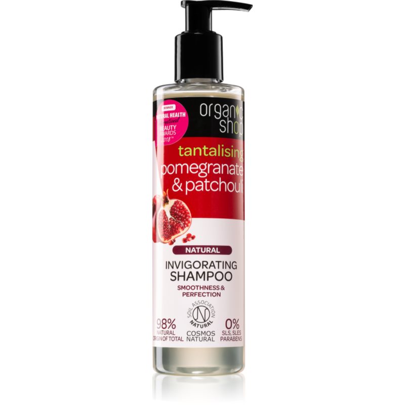 Organic Shop Natural Pomegranate & Patchouli освежаващ шампоан с хидратиращ ефект 280 мл.