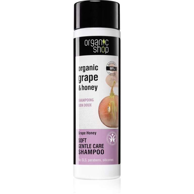 Organic Shop Organic Grape & Honey jemný pečující šampon 280 ml