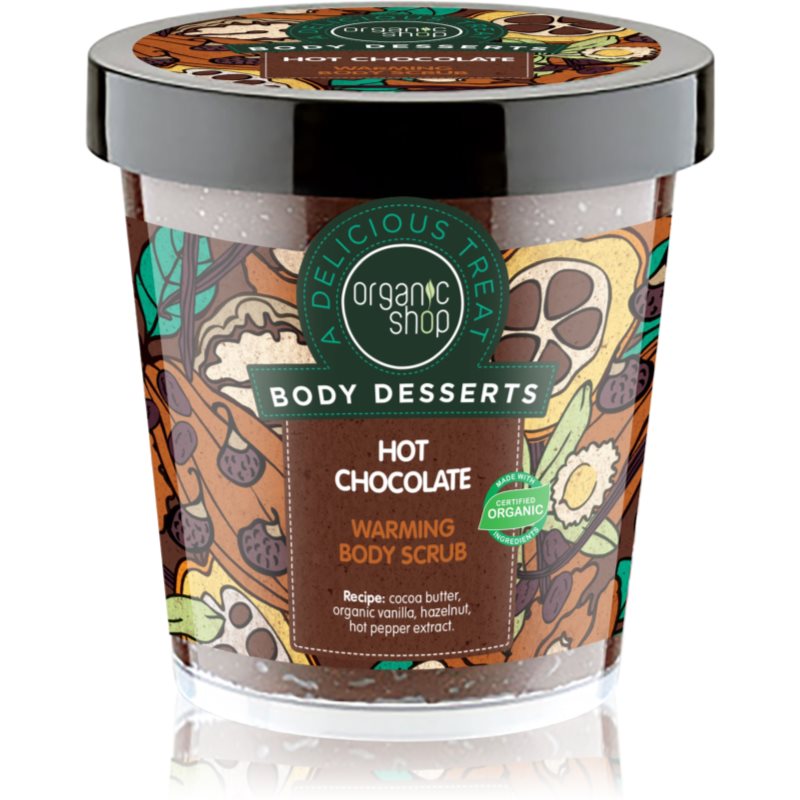 Organic Shop Body Desserts Hot Chocolate подхранващ скраб за тяло 450 мл.